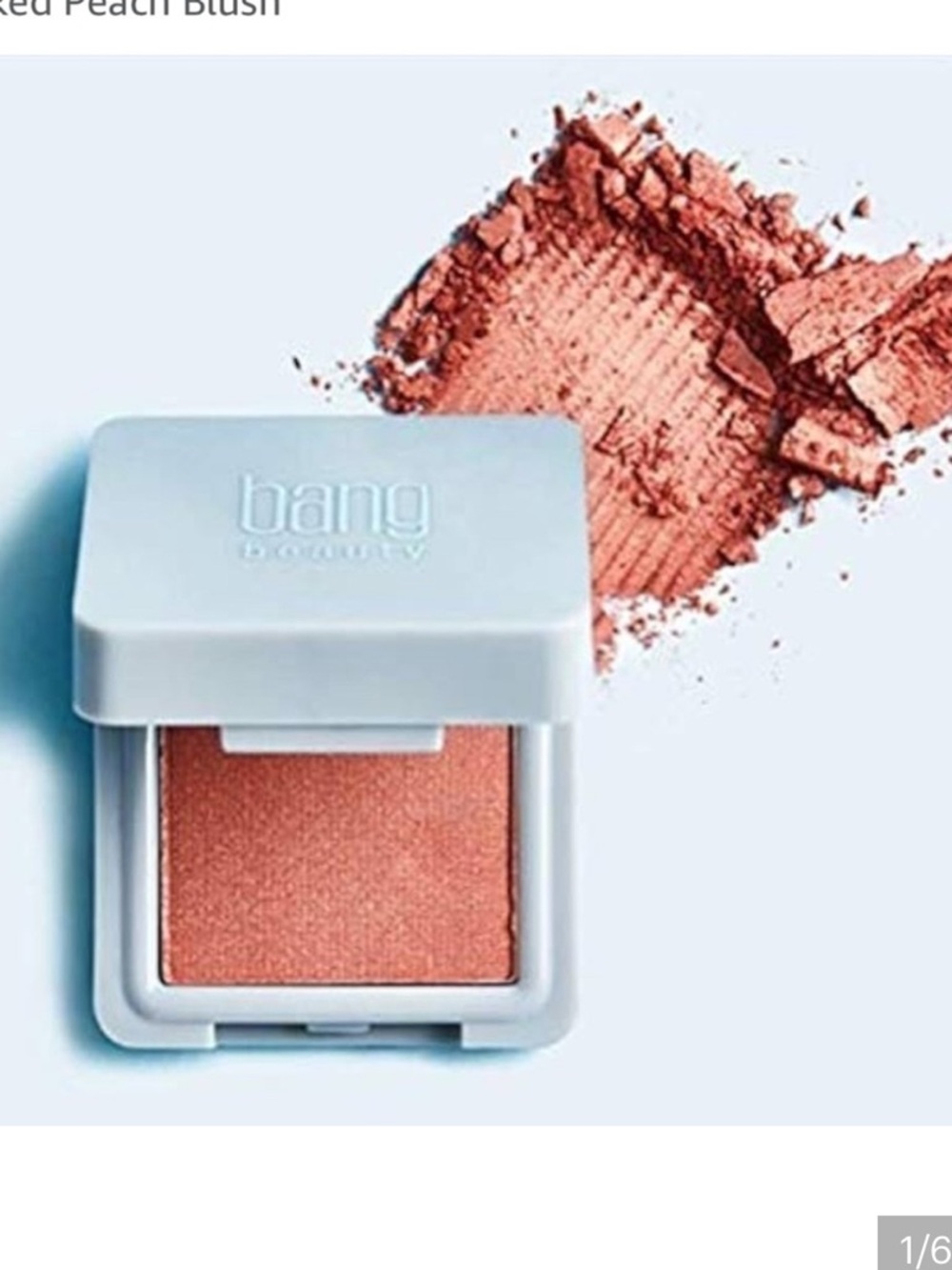 Bang Beauty Smoked Peach Blush Compact - 3.5g / .12oz